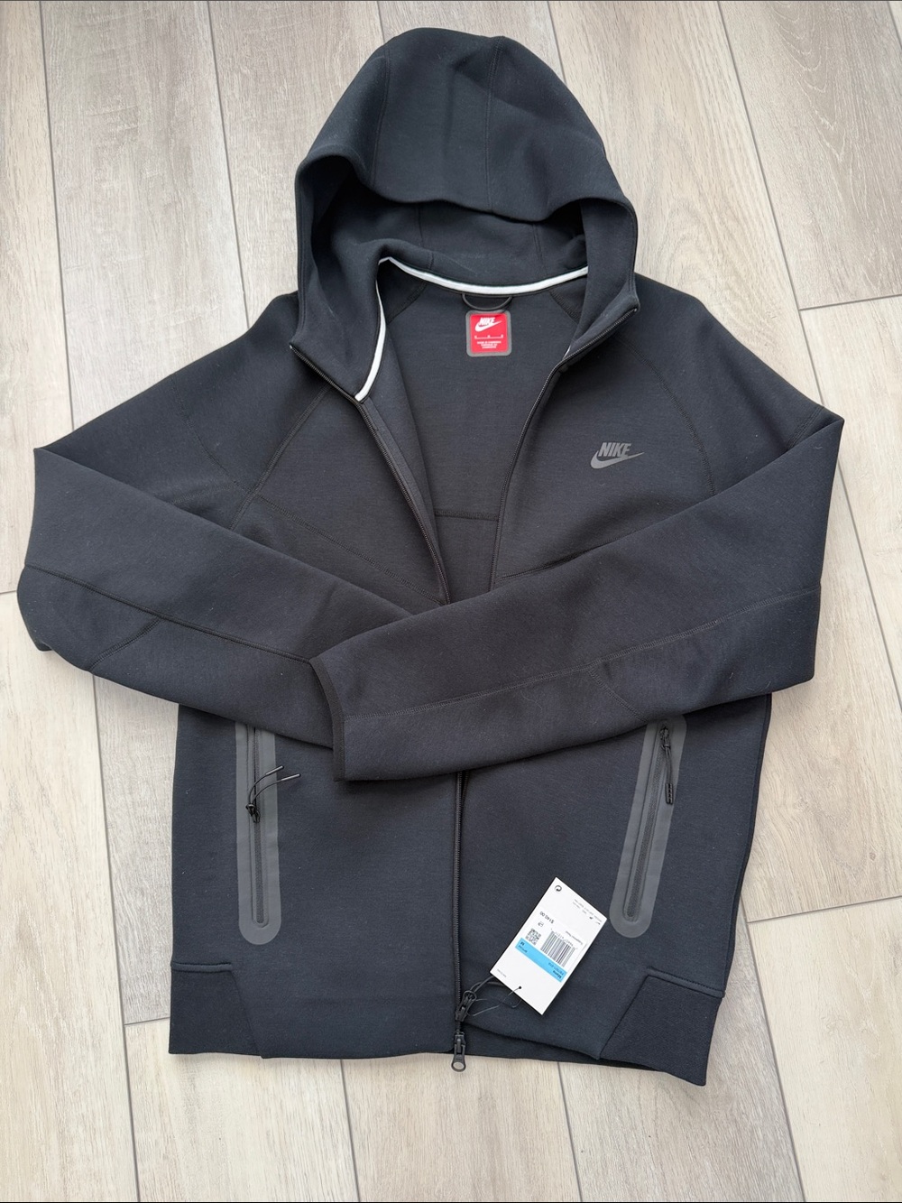 Nike Black Hooded Full-Zip Performance Jacket